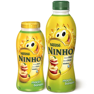 Iogurte NINHO® Maçã e Banana