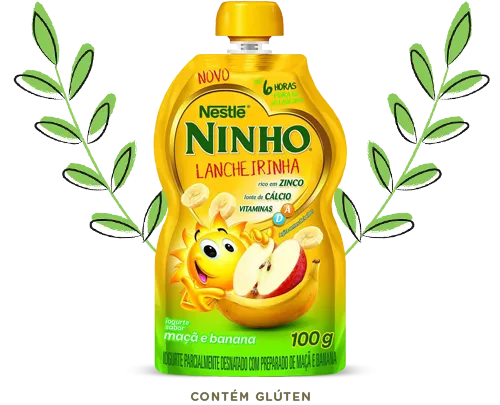 NINHO® Pounch Maçã e Banana